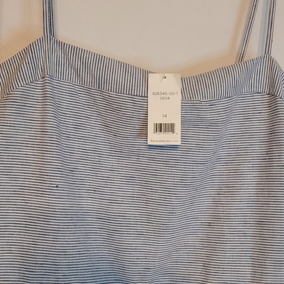 BANANA Republic Women's Striped Cropped Jumpsuit - Picture 12 of 17